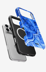 iPhone 18 Pro Max Tough Case – Blue Vintage - View 2