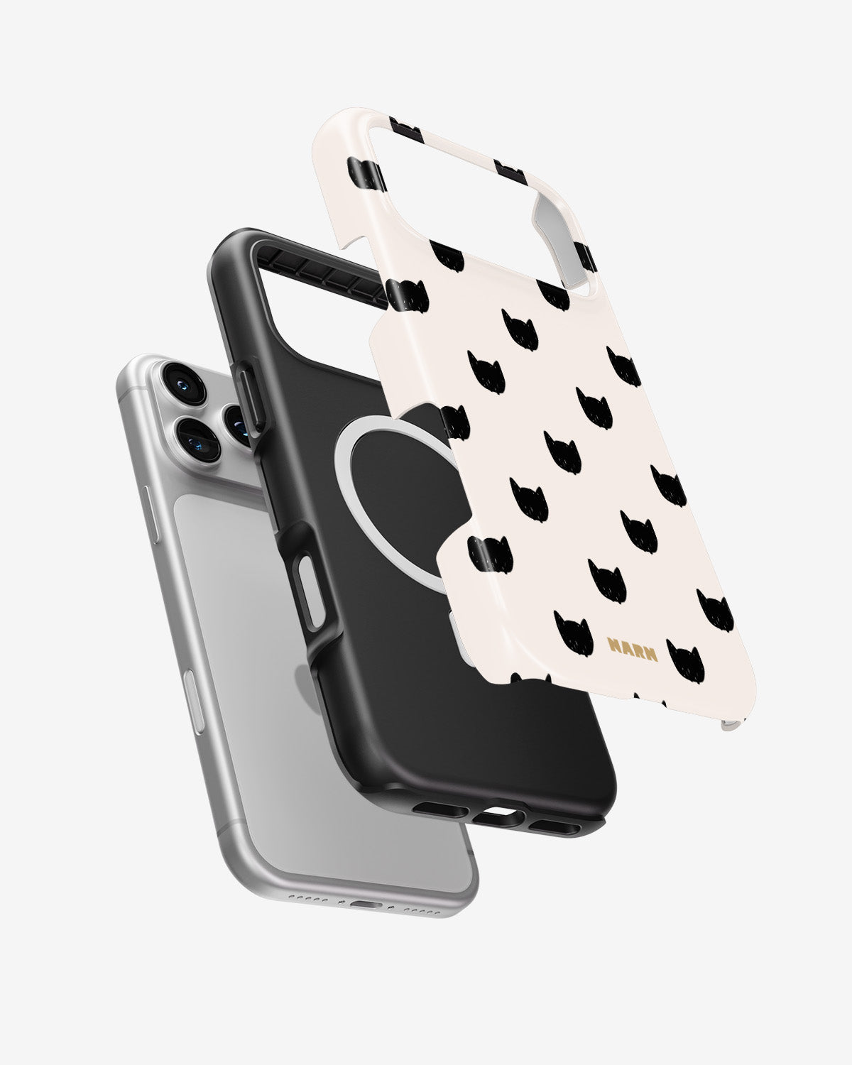 iPhone 18 Pro Max Tough Case – Kitty Dots - View 2