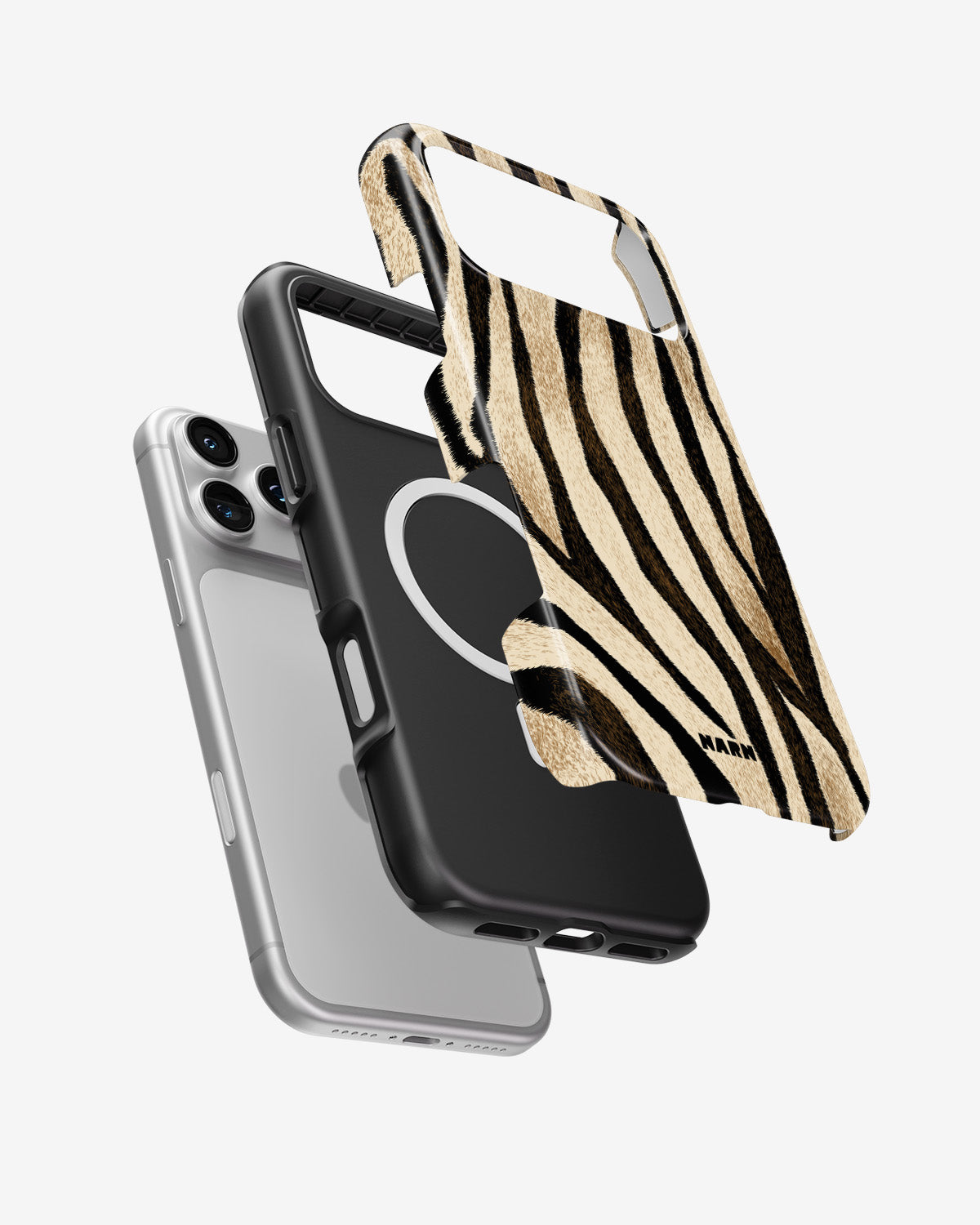 iPhone 18 Pro Max Tough Case – Wild Zebra - View 2
