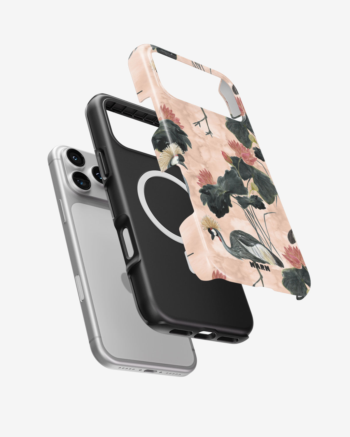 iPhone 18 Pro Max Tough Case – Crowned Bird - View 2