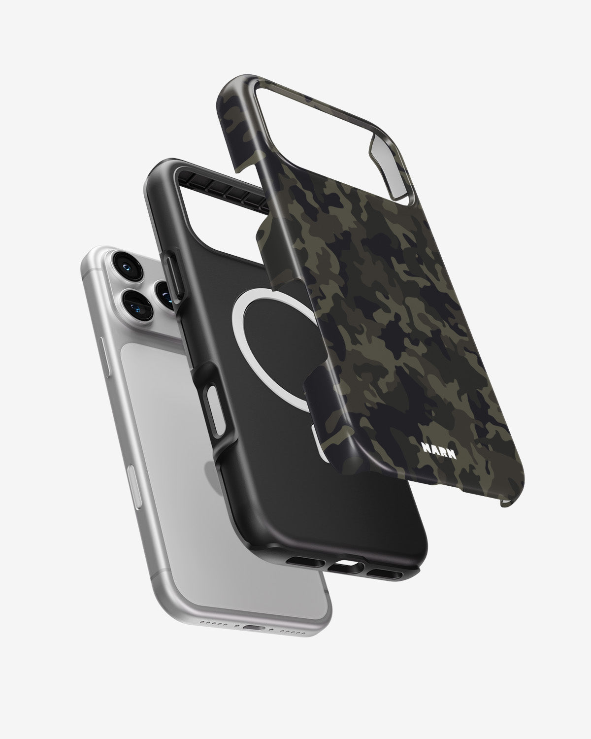 iPhone 18 Pro Max Tough Case – Jungle Green Camo - View 2