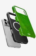 iPhone 18 Pro Max Tough Case – Green Leafy - View 2