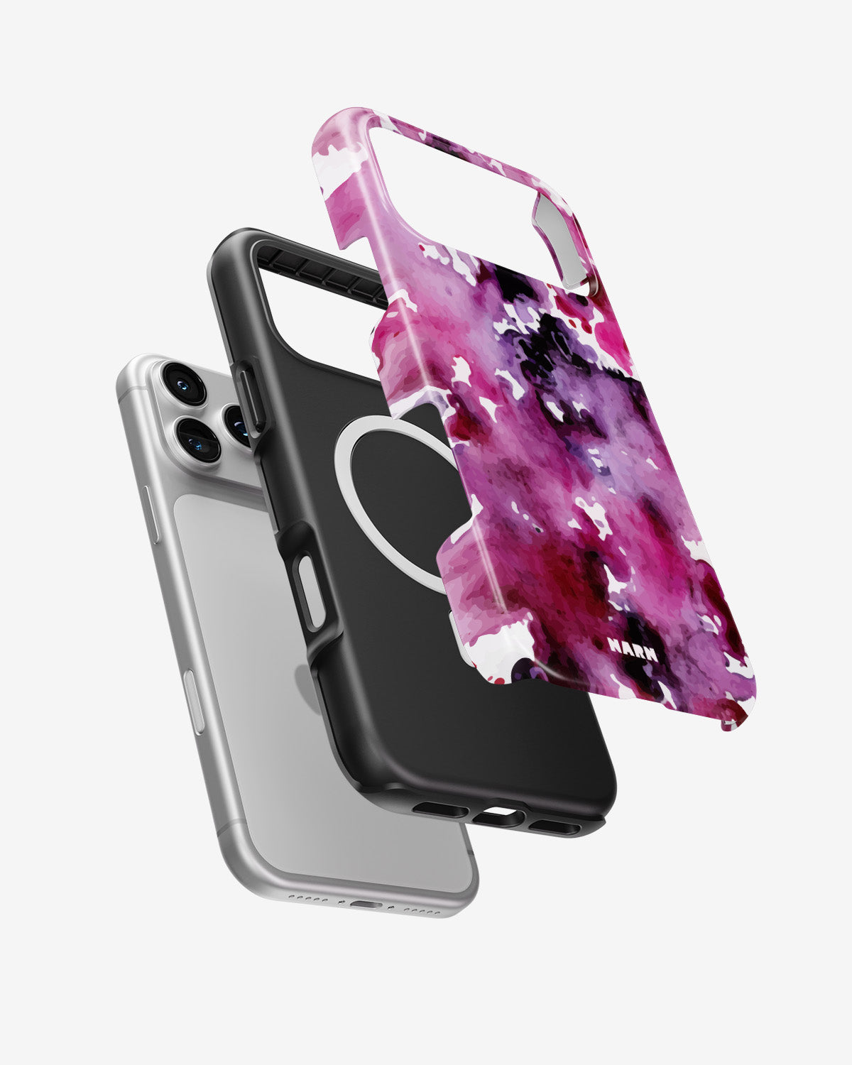 iPhone 18 Pro Max Tough Case – Floral Splash - View 2