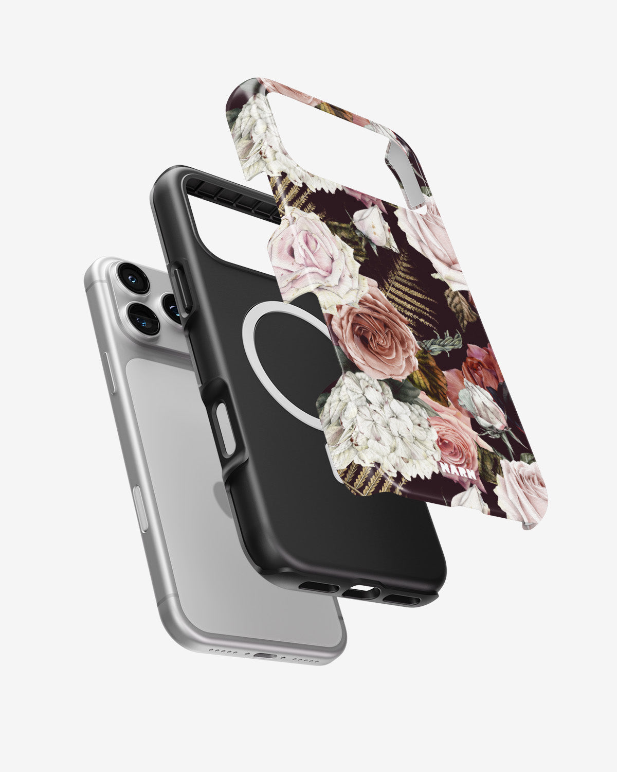 iPhone 18 Pro Max Tough Case – Midnight Roses - View 2