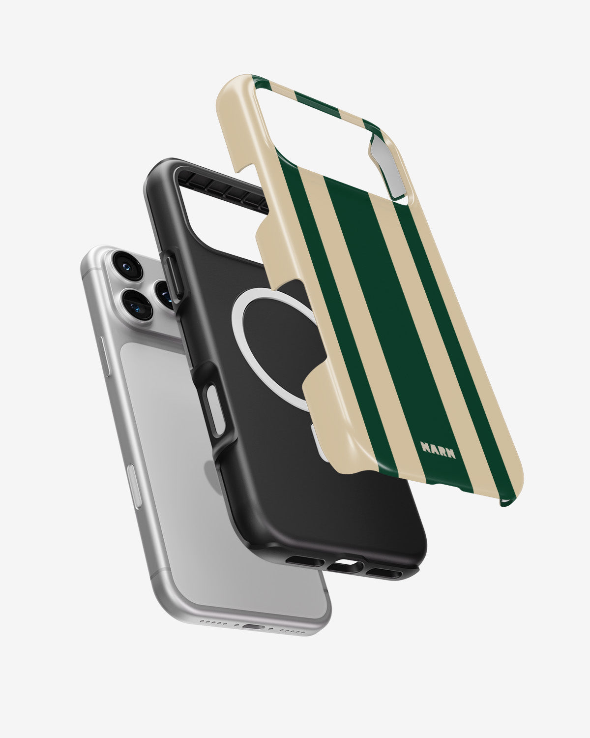 iPhone 18 Pro Max Tough Case – Vert Stripe - View 2