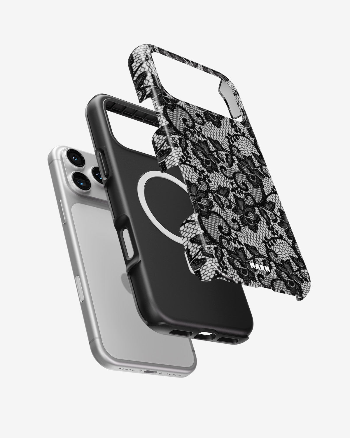 iPhone 18 Pro Max Tough Case – Midnight Lace - View 2