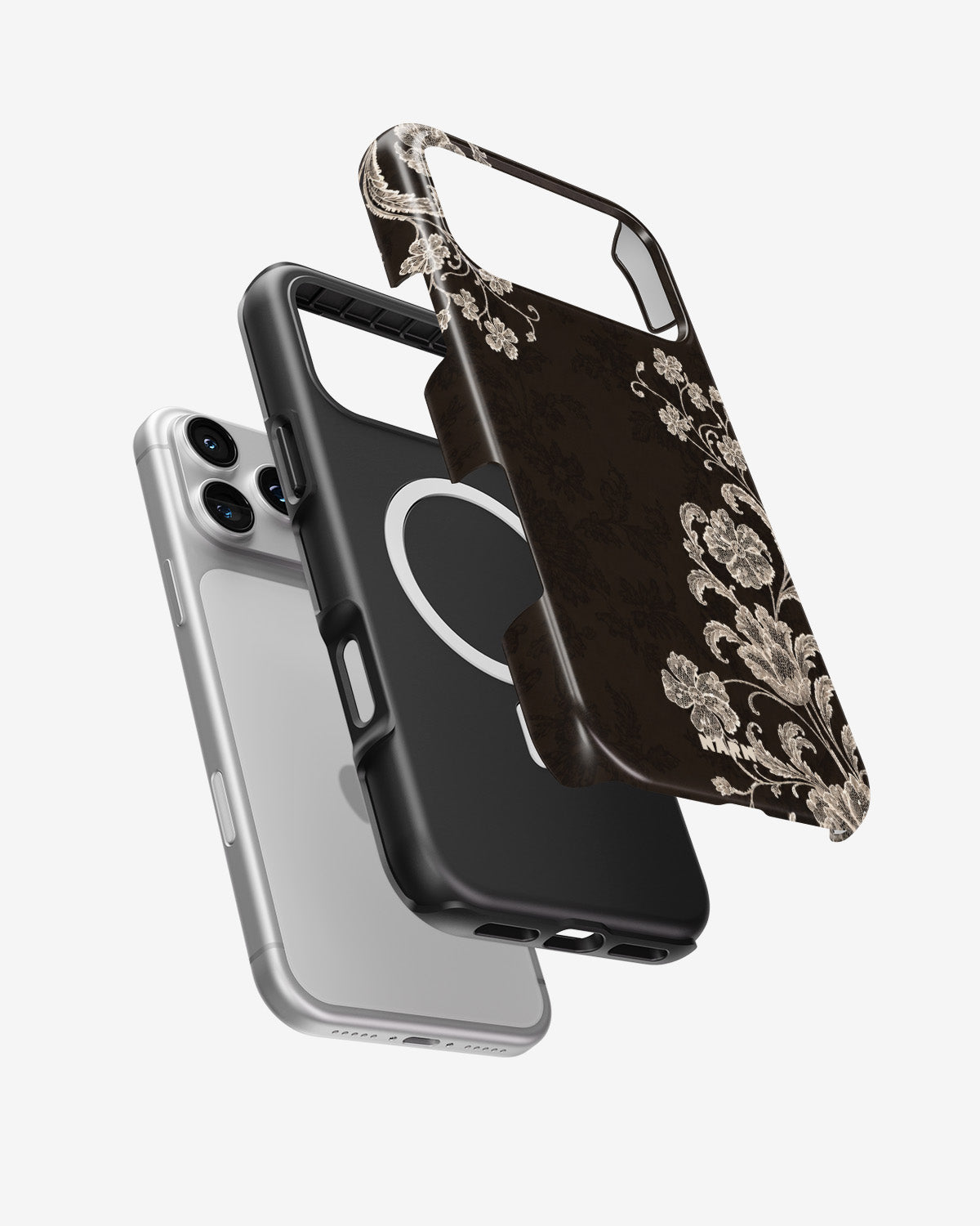 iPhone 18 Pro Max Tough Case – Ivory Bloom - View 2