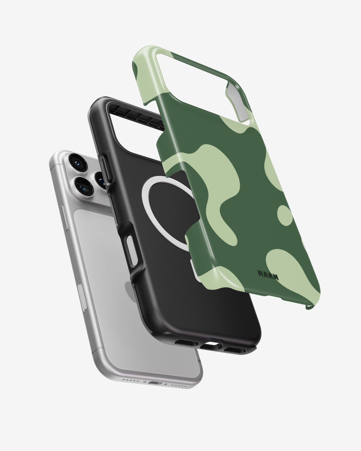 iPhone 18 Pro Max Tough Case – Green Blend - View 2