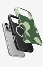 iPhone 18 Pro Max Tough Case – Green Blend - View 2
