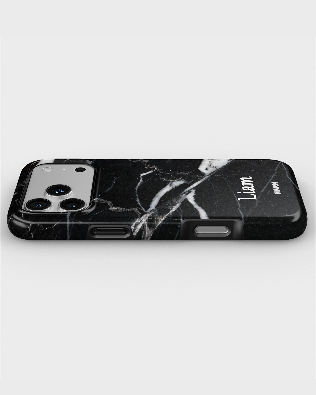 iPhone 18 Pro Max Tough Case – Custom - Black Marble - View 3
