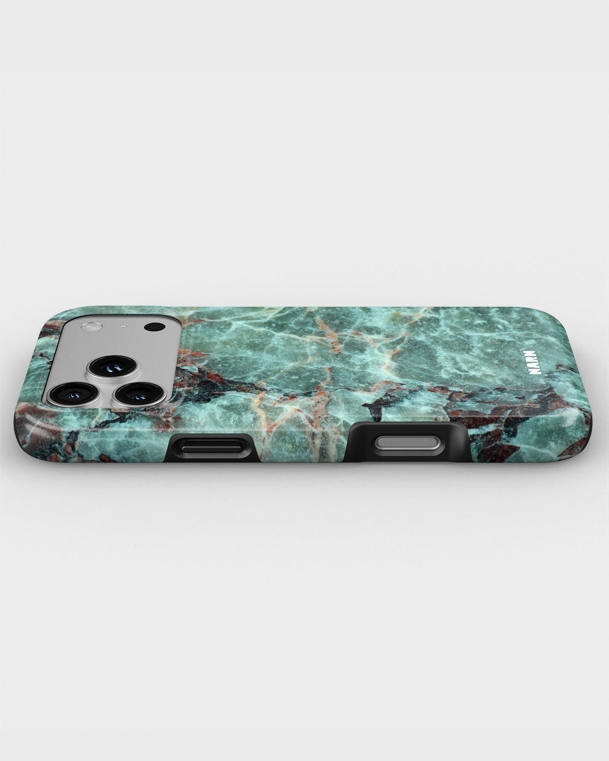 iPhone 18 Pro Max Tough Case – Green Marble - View 3