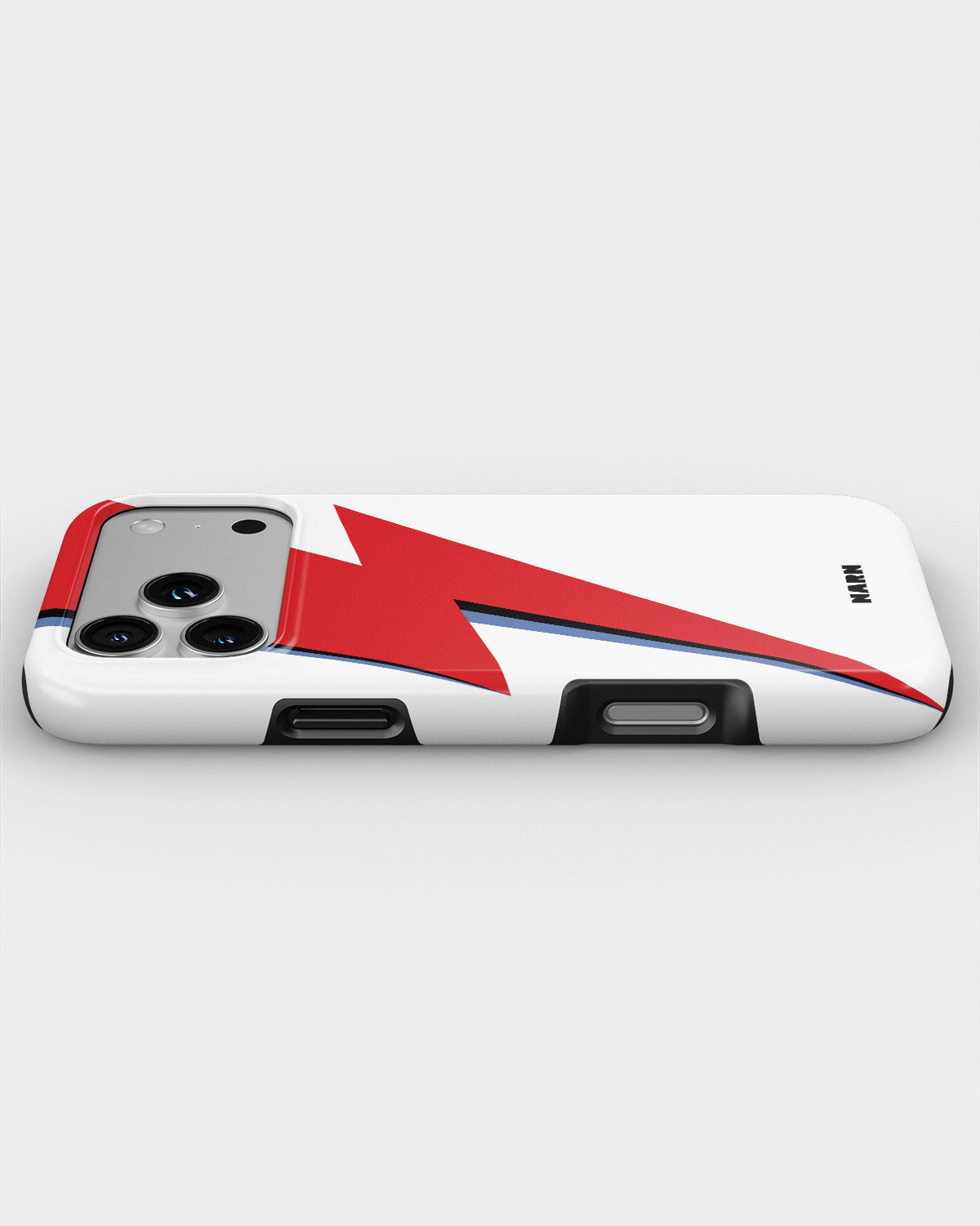iPhone 18 Pro Max Tough Case – White Bowie  - View 3