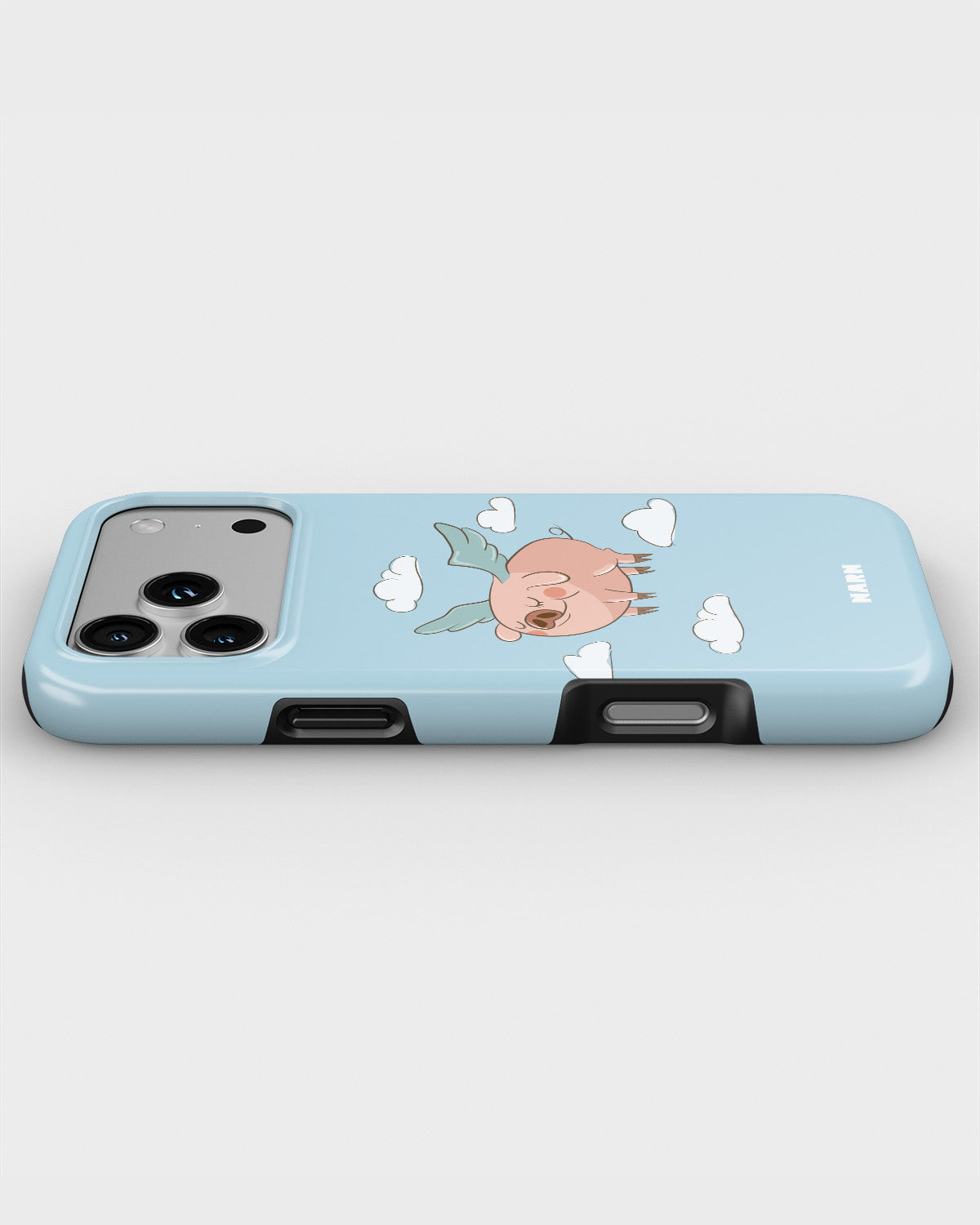 iPhone 18 Pro Max Tough Case – Dreamy Pig - View 3