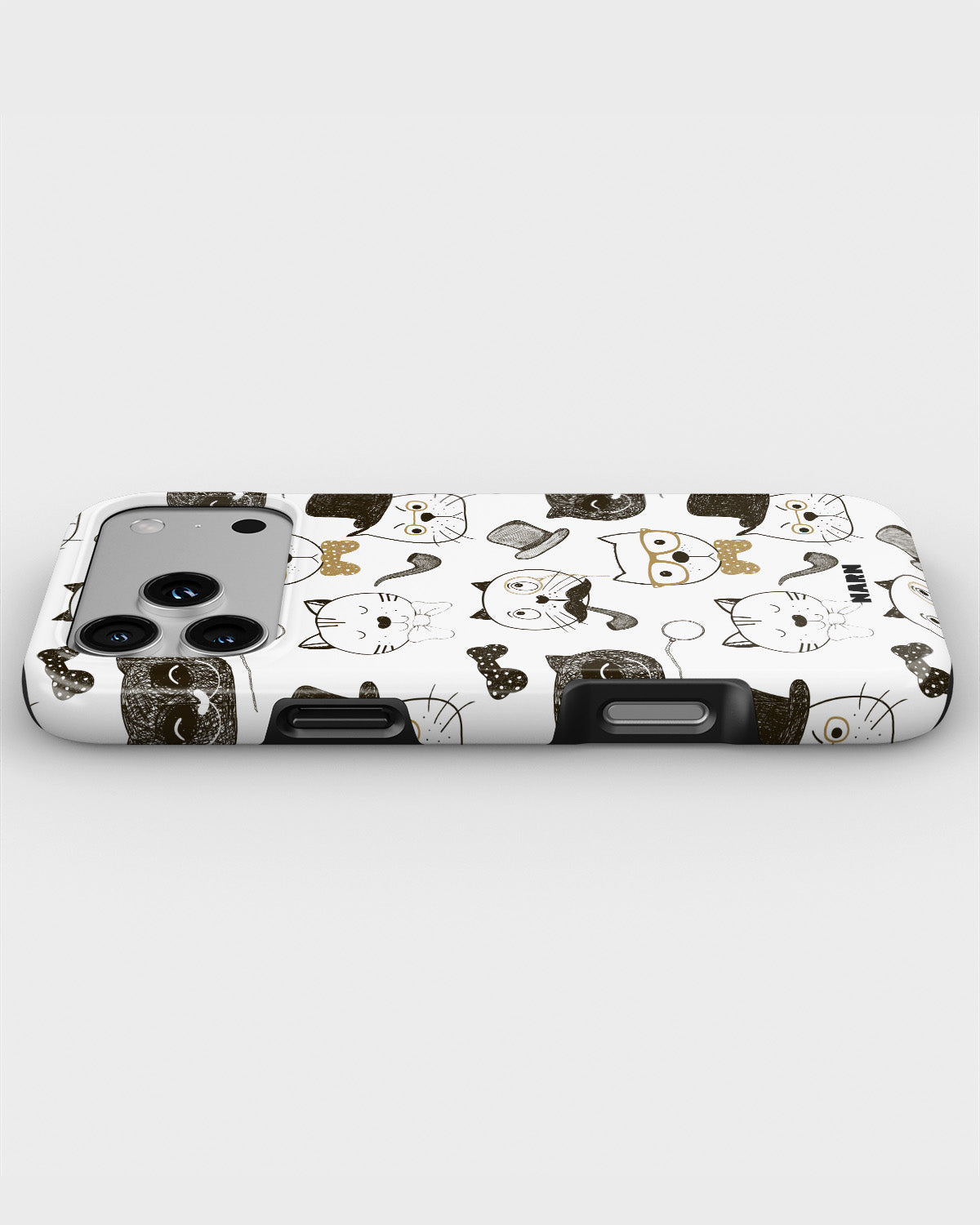 iPhone 18 Pro Max Tough Case – Cartoon Cats - View 3