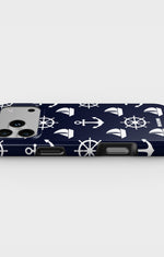 iPhone 18 Pro Max Tough Case – Deep Blue Voyage - View 3