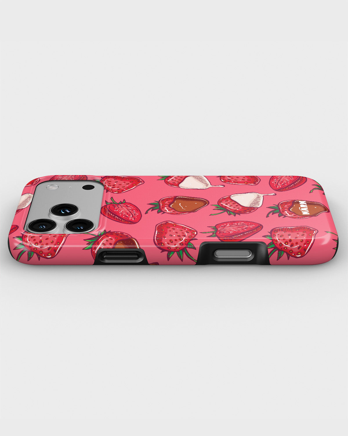 iPhone 18 Pro Max Tough Case – Strawberry Chocolate - View 3
