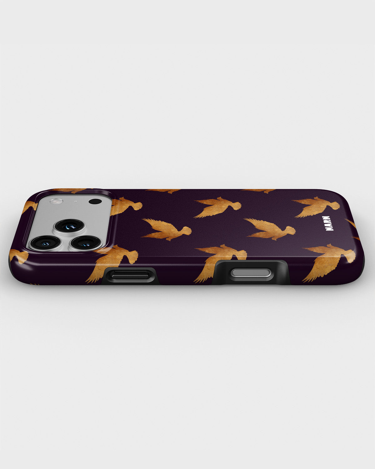 iPhone 18 Pro Max Tough Case – Royal Doves - View 3