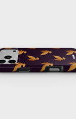 iPhone 18 Pro Max Tough Case – Royal Doves - View 3