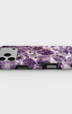 iPhone 18 Pro Max Tough Case – Purple Marble - View 3