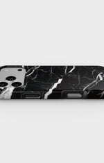 iPhone 18 Pro Max Tough Case – Black Marble - View 3