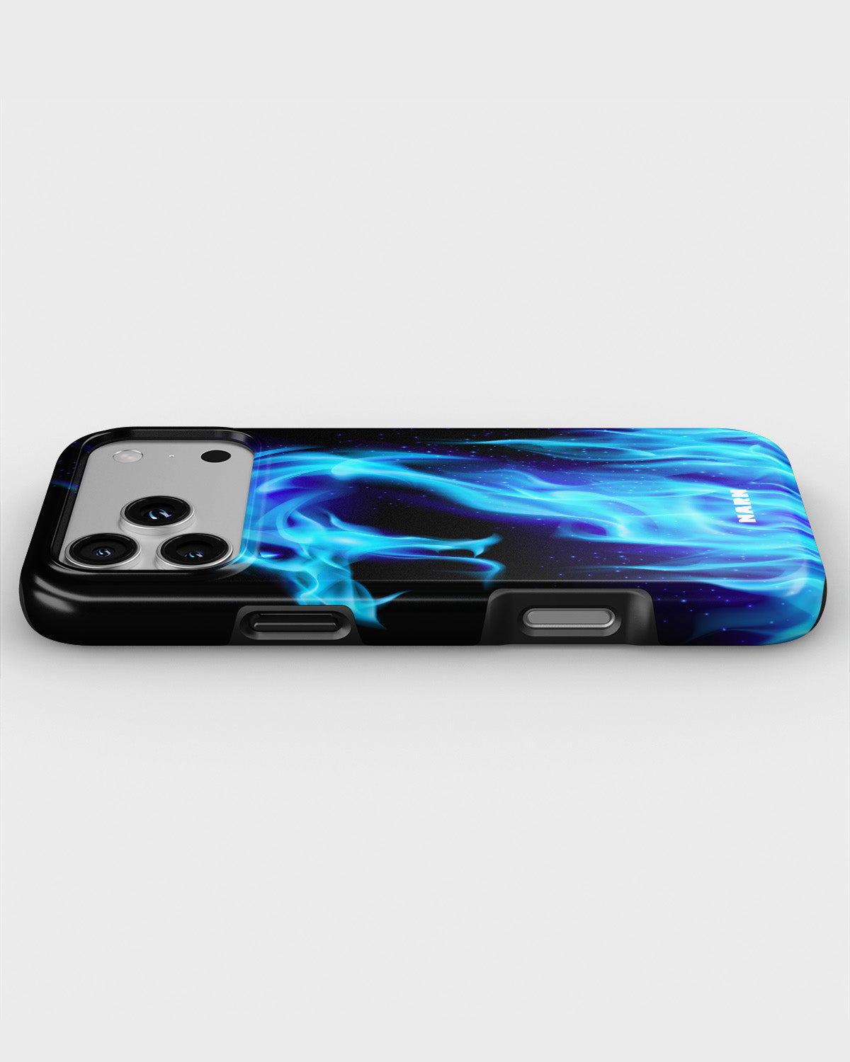 iPhone 18 Pro Max Tough Case – Blue Flames Dragon - View 3