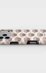 iPhone 18 Pro Max Tough Case – Pink Marble Waves - View 3
