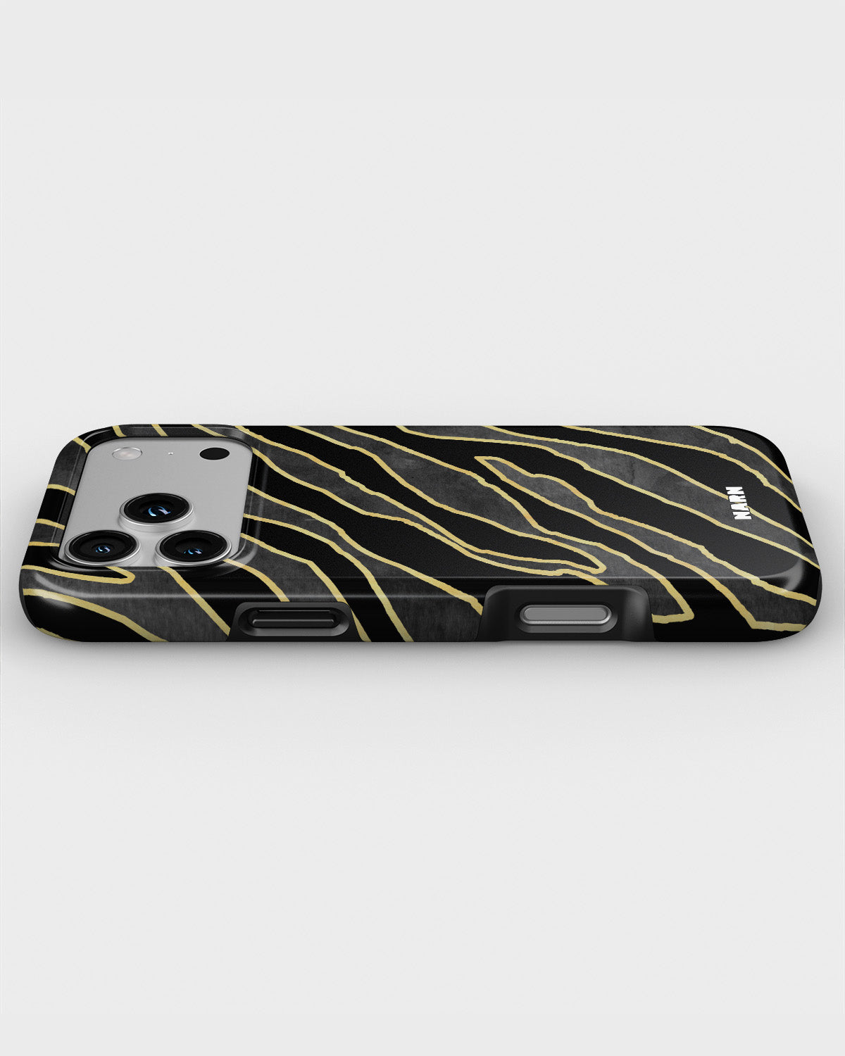 iPhone 18 Pro Max Tough Case – Golden Zebra - View 3