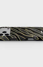 iPhone 18 Pro Max Tough Case – Golden Zebra - View 3