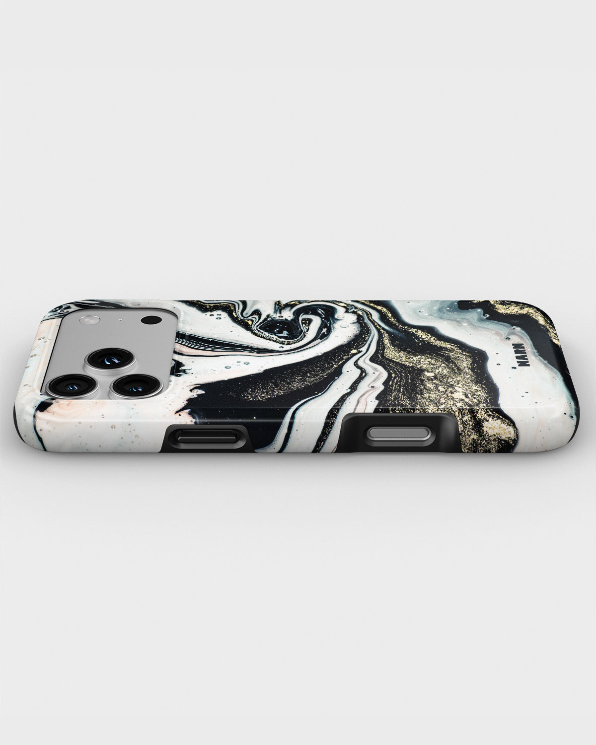 iPhone 18 Pro Max Tough Case – Golden Swirl - View 3