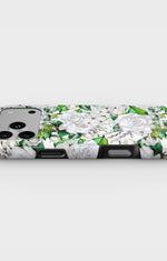 iPhone 18 Pro Max Tough Case – White Bloom - View 3