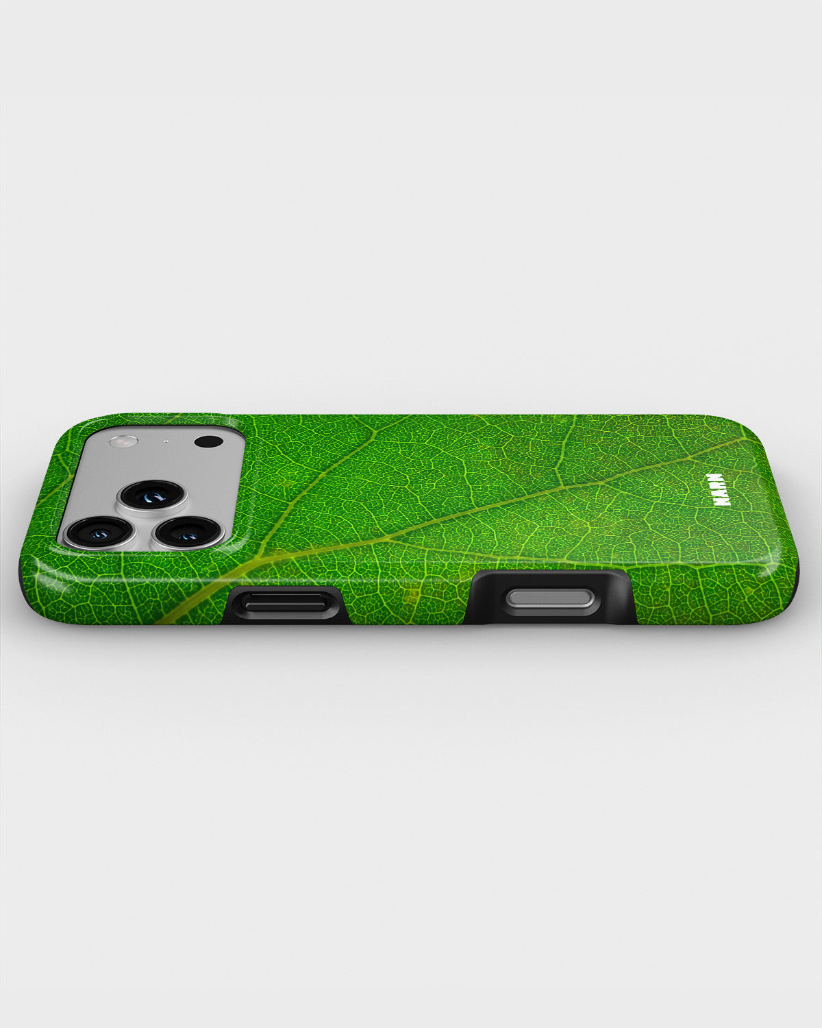iPhone 18 Pro Max Tough Case – Green Leafy - View 3