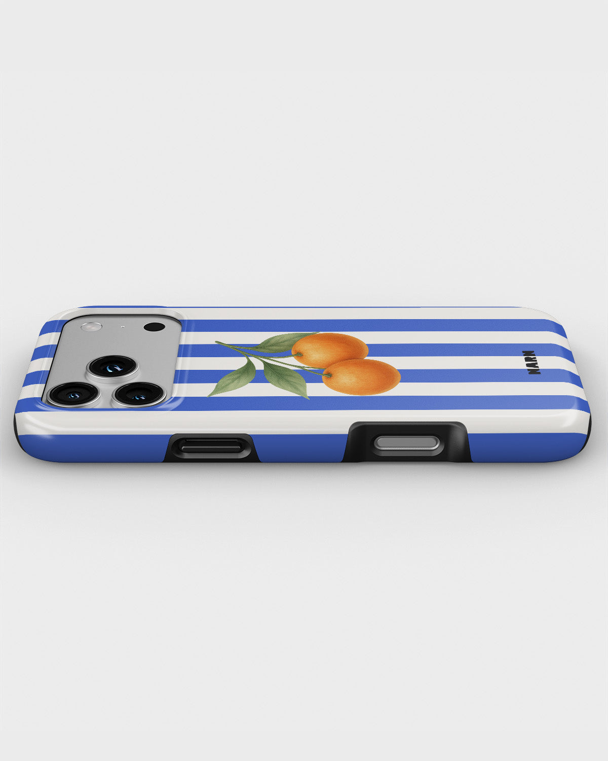 iPhone 18 Pro Max Tough Case – Orange Stripes - View 3
