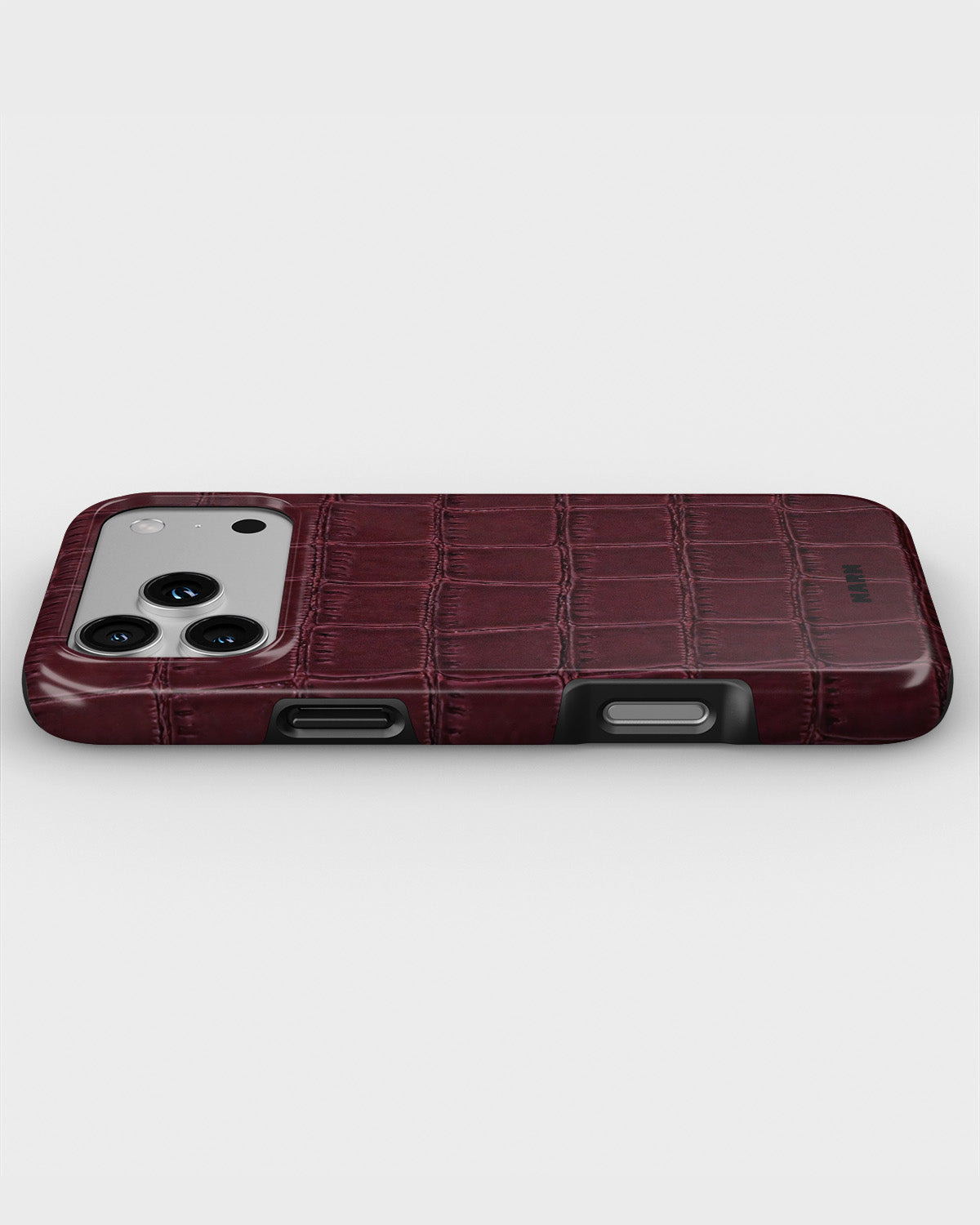 iPhone 18 Pro Max Tough Case – Rouge Croc - View 3