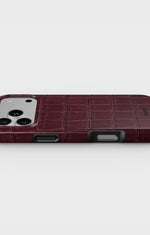 iPhone 18 Pro Max Tough Case – Rouge Croc - View 3