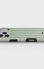 iPhone 18 Pro Max Tough Case – Sage Stripes - View 3
