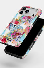 iPhone 18 Pro Max Tough Case – Flowered Skulls - View 4