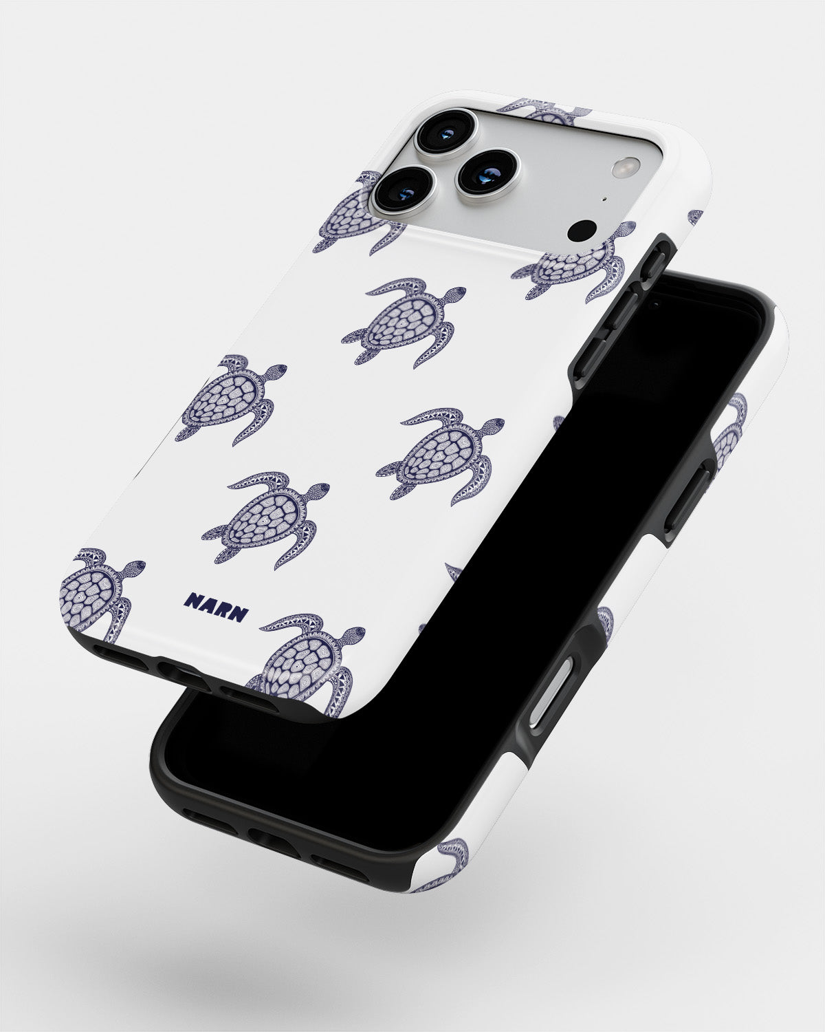 iPhone 18 Pro Max Tough Case – Blue Turtles - View 4