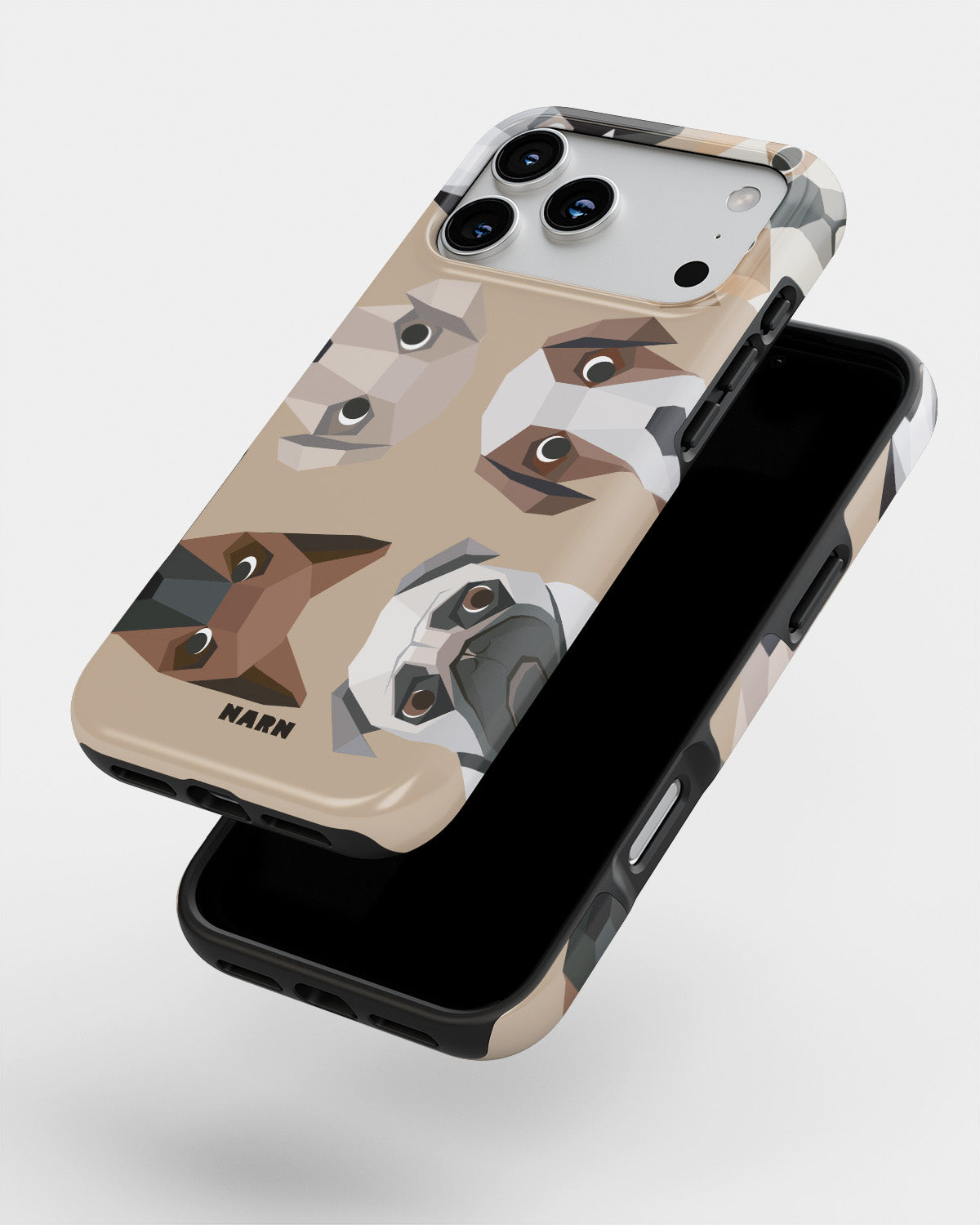 iPhone 18 Pro Max Tough Case – Cute Dogs - View 4