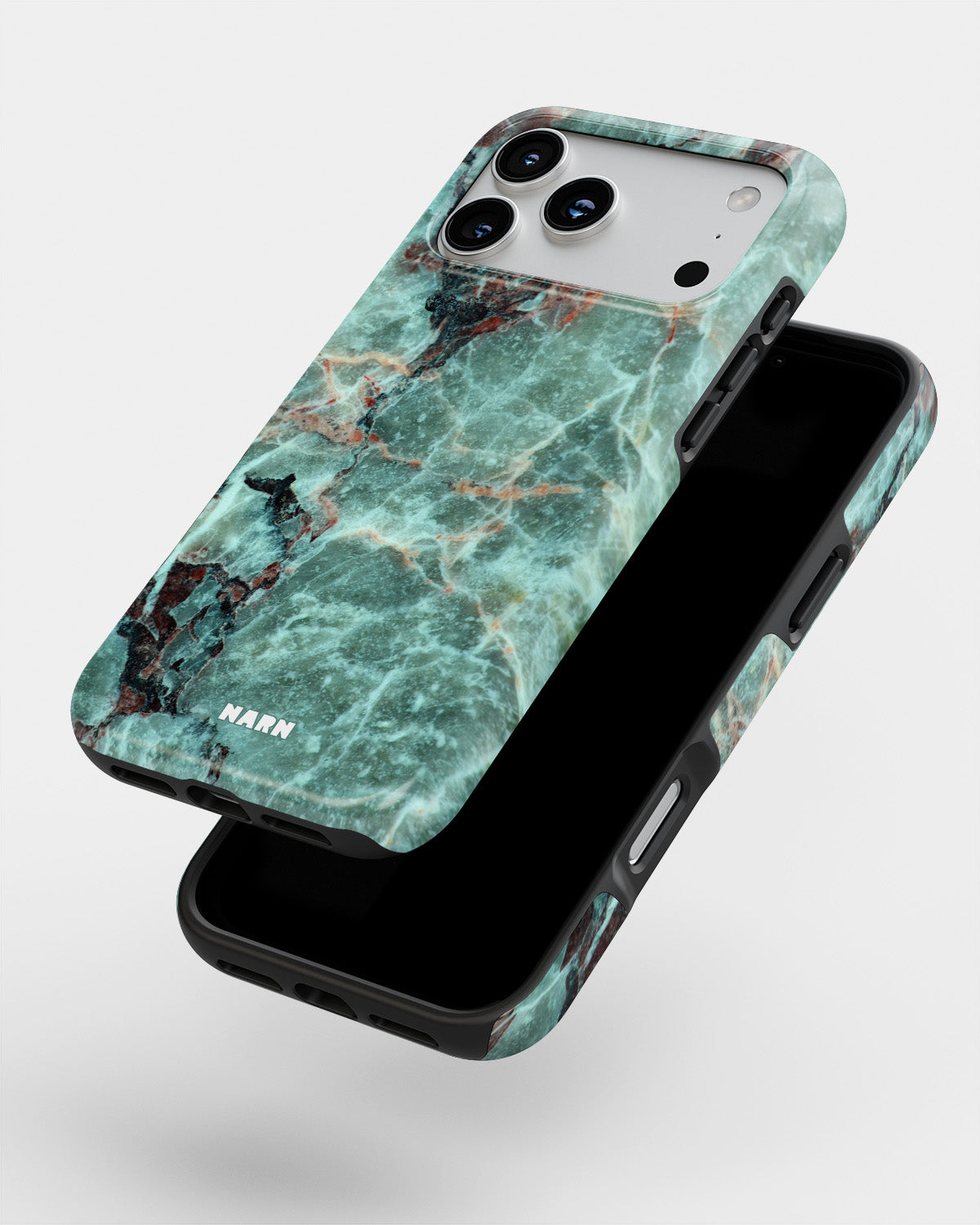 iPhone 18 Pro Max Tough Case – Green Marble - View 4