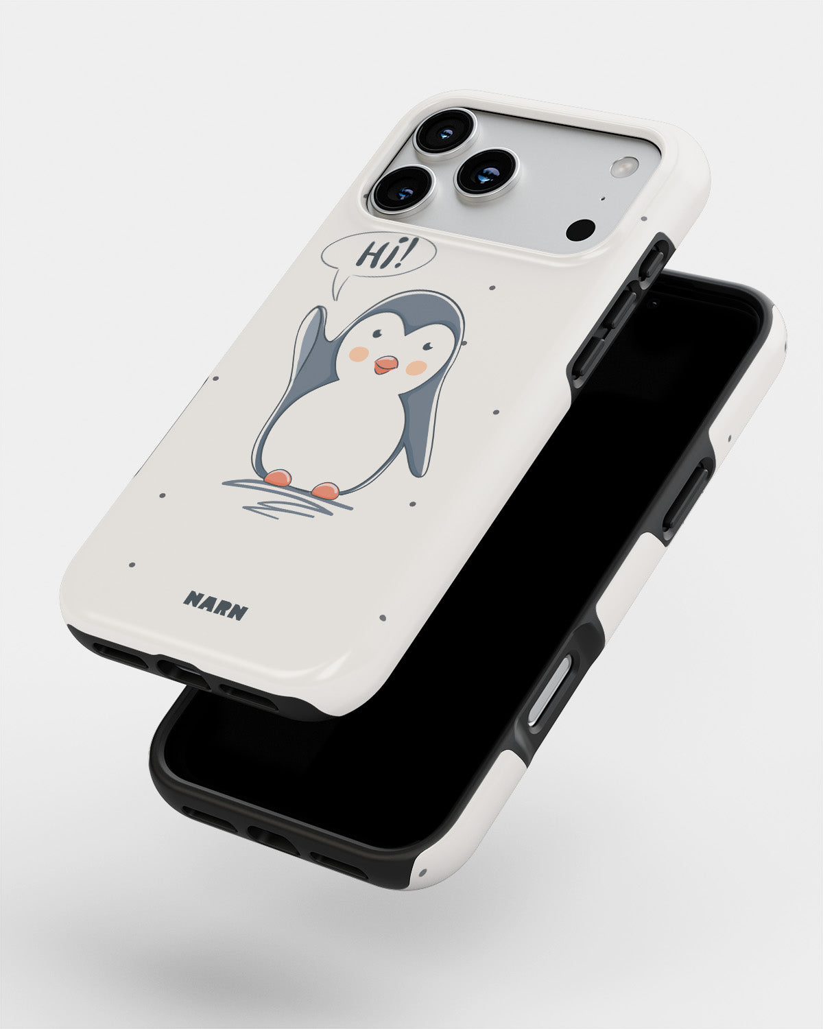 iPhone 18 Pro Max Tough Case – Cute Penguin - View 4