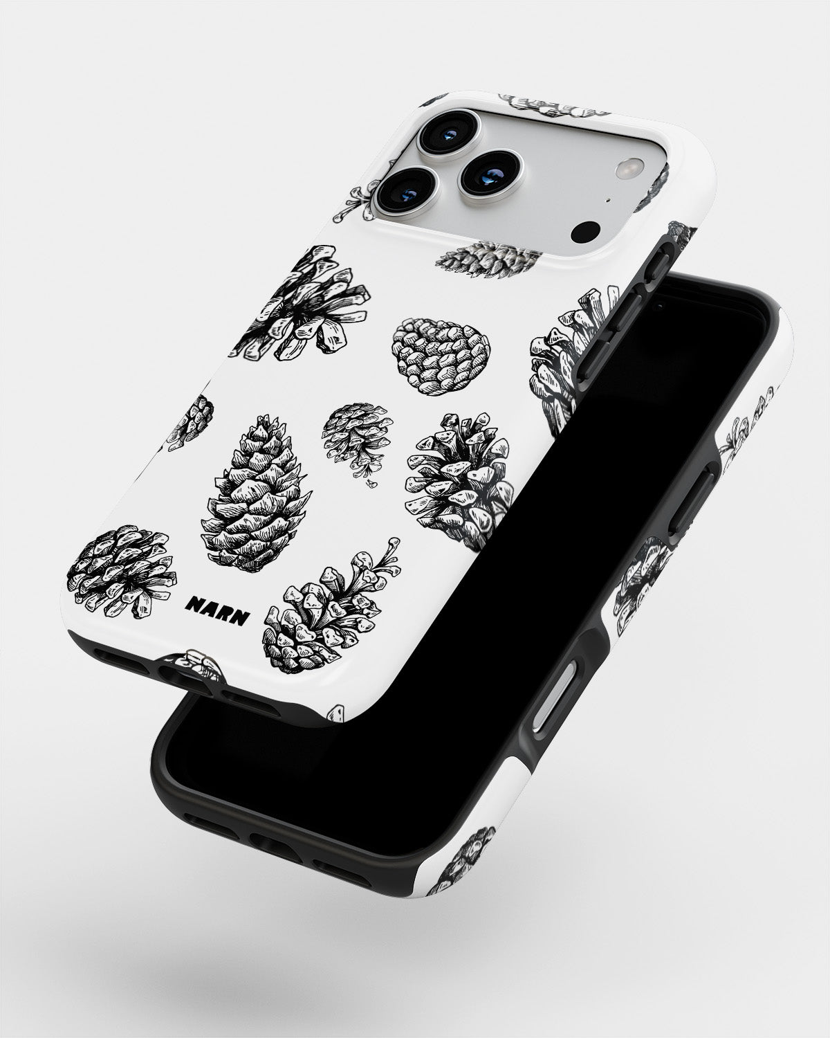 iPhone 18 Pro Max Tough Case – Pine Cones - View 4