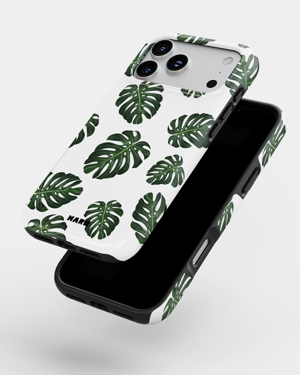 iPhone 18 Pro Max Tough Case – Monstera Pattern - View 4