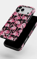 iPhone 18 Pro Max Tough Case – Flamingos - View 4