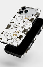 iPhone 18 Pro Max Tough Case – Cartoon Cats - View 4
