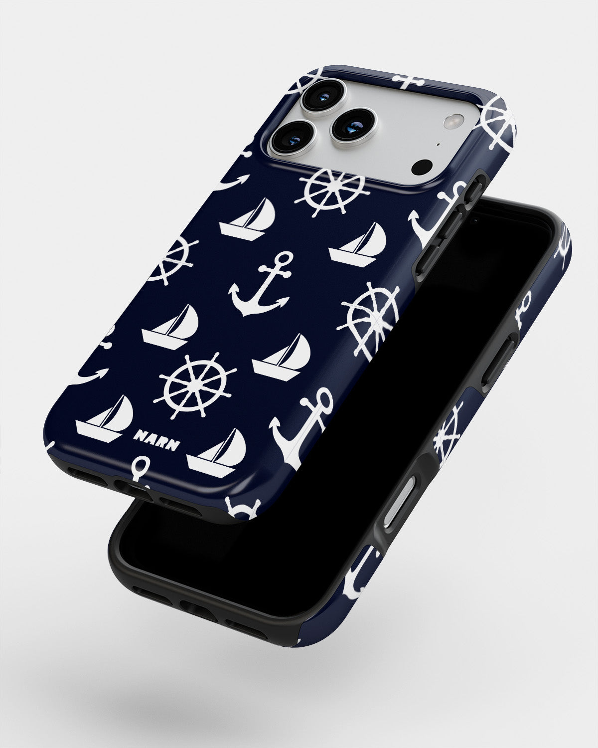 iPhone 18 Pro Max Tough Case – Deep Blue Voyage - View 4
