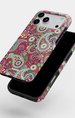 iPhone 18 Pro Max Tough Case – Paisley Paradise - View 4