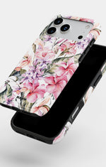 iPhone 18 Pro Max Tough Case – Watercolor Flowers - View 4