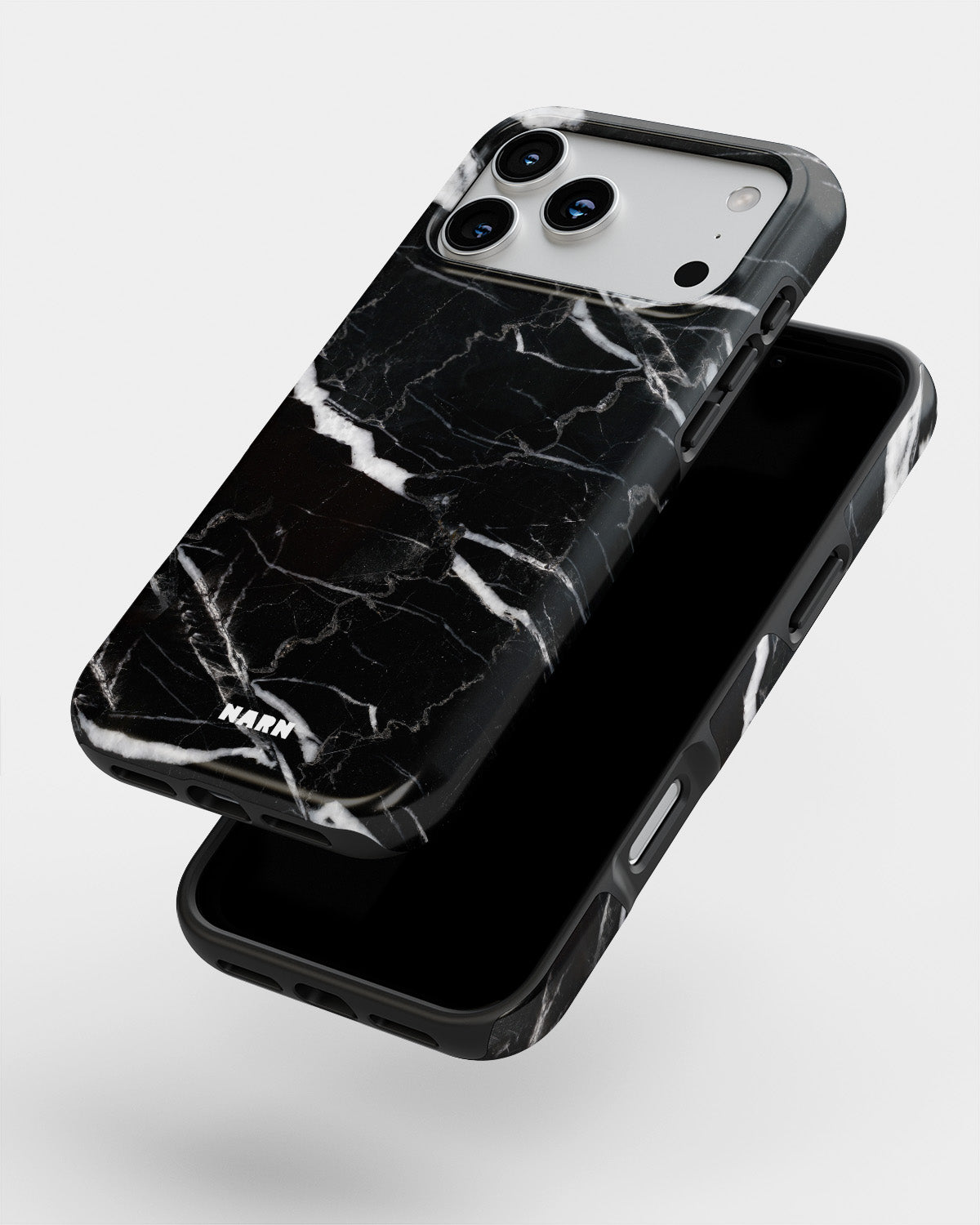 iPhone 18 Pro Max Tough Case – Black Marble - View 4
