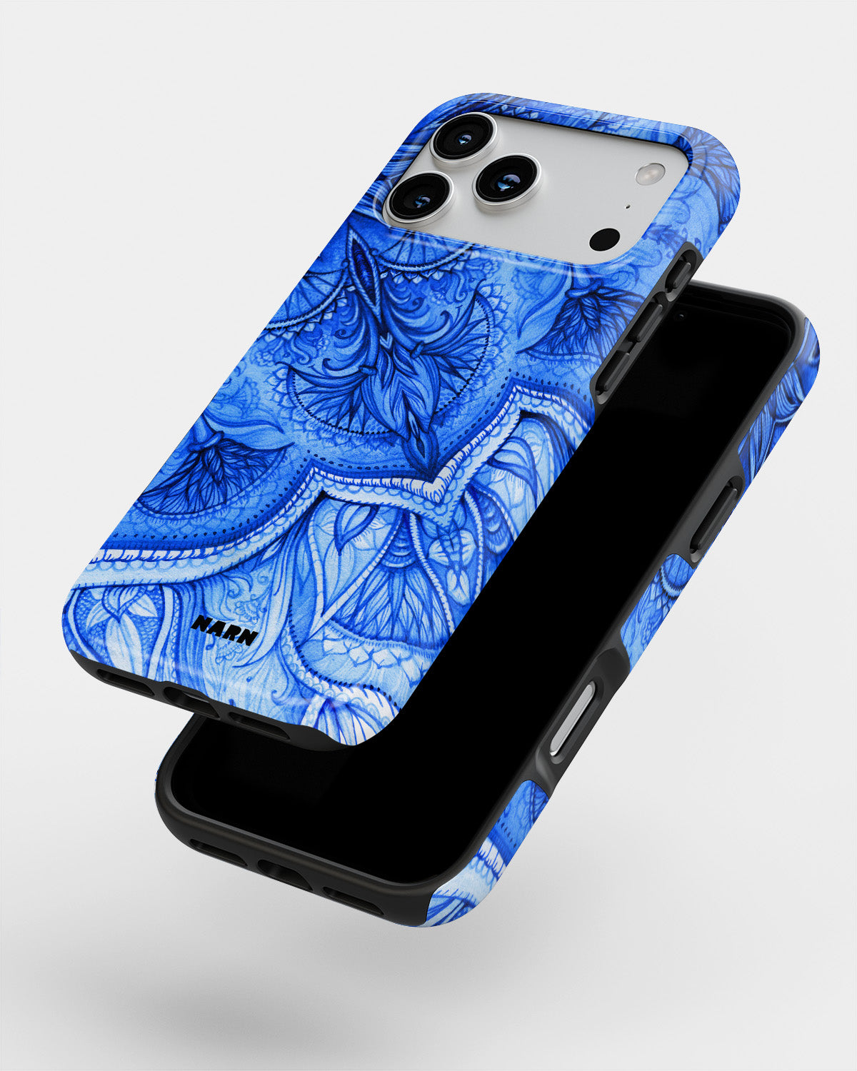 iPhone 18 Pro Max Tough Case – Blue Vintage - View 4