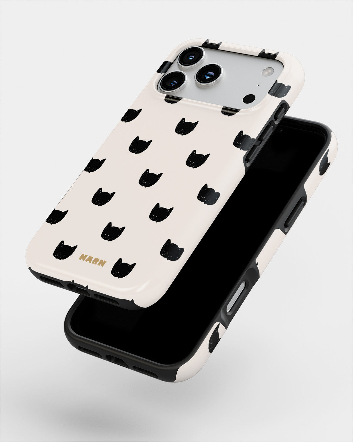 iPhone 18 Pro Max Tough Case – Kitty Dots - View 4